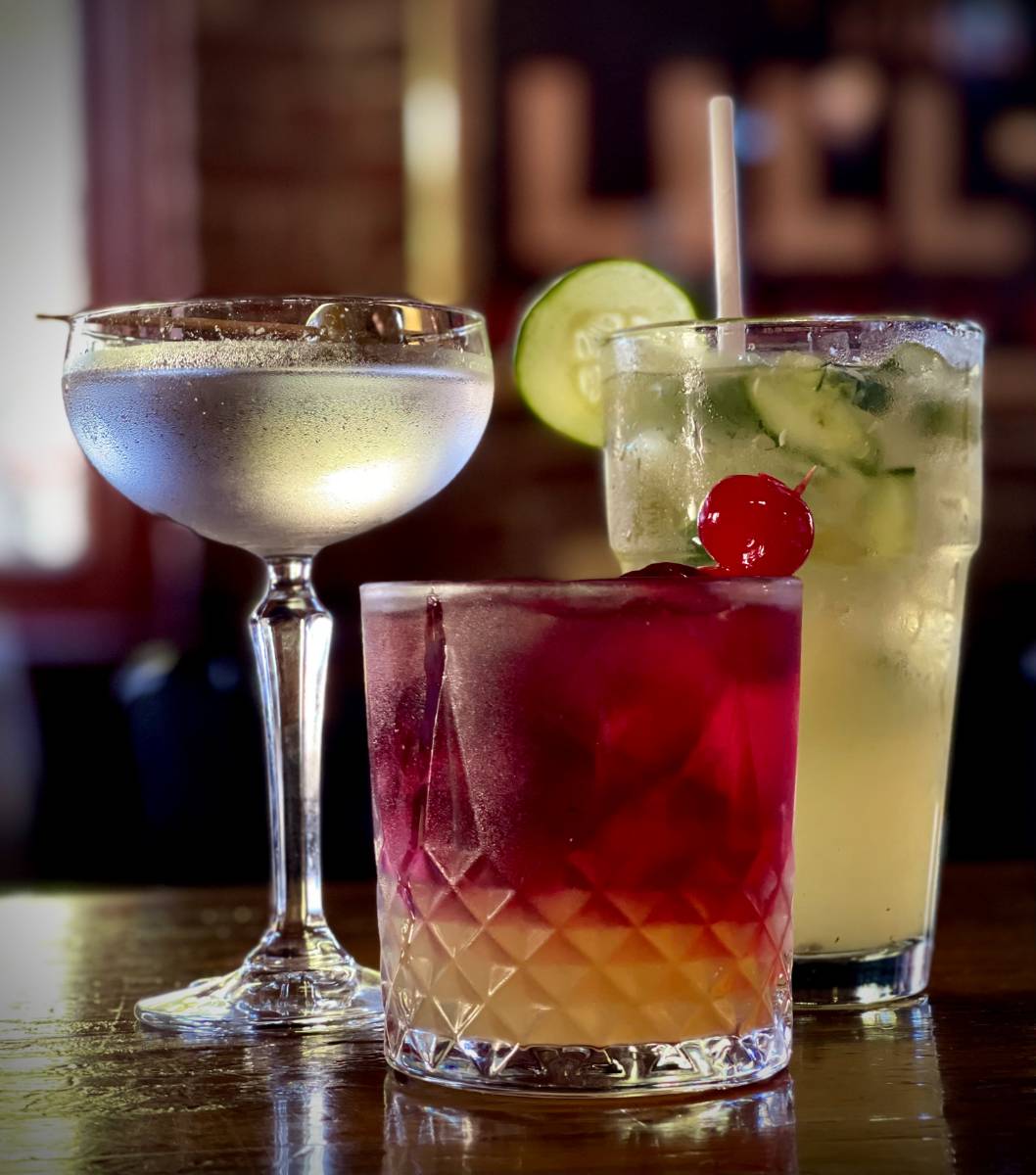 Craft cocktails at Hydro Bar and Grill